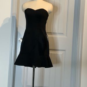 Black Strapless Dress